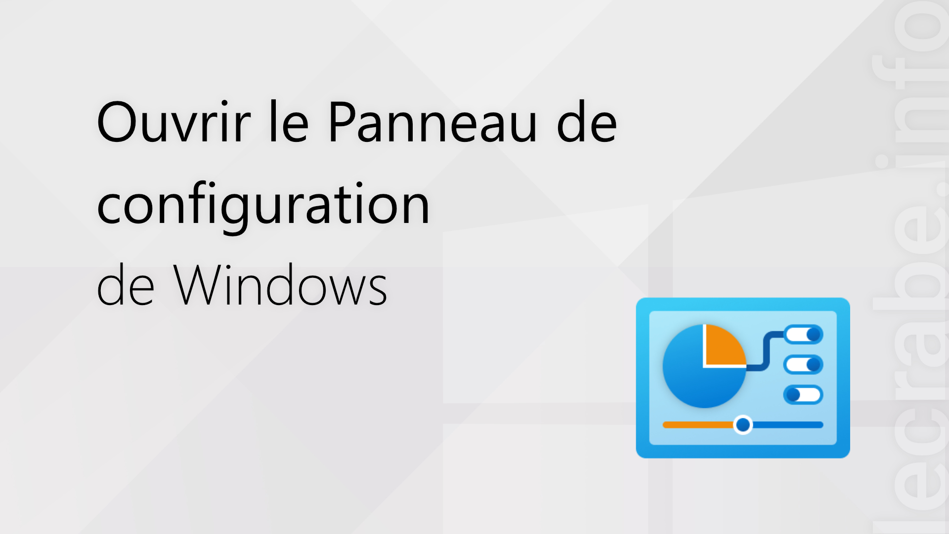Configuration windows